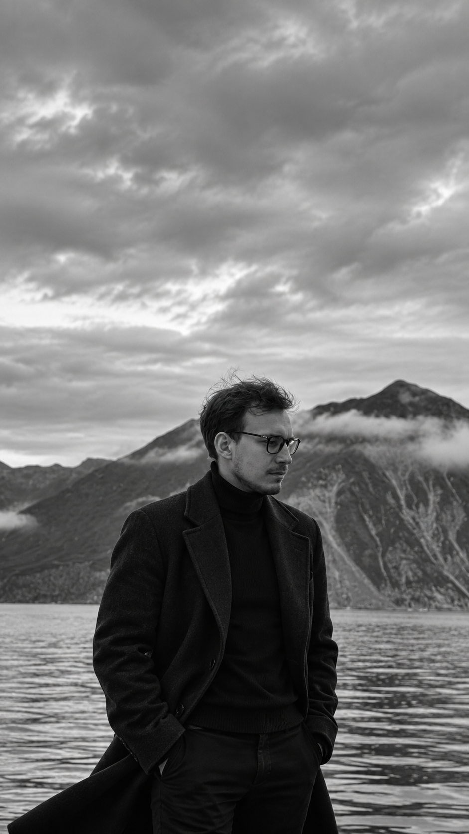 Dmitrii in a mountain landscape